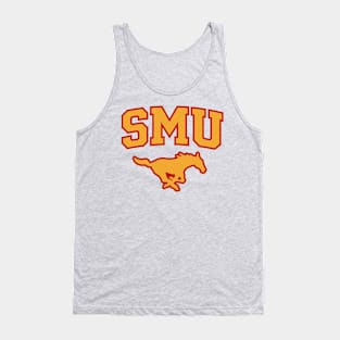 SMU Red Logo & Gold Peruna Tank Top